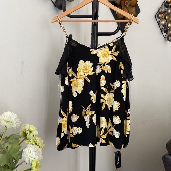 Floral Cold Shoulder Top by INC International Concepts - Picture 2 of 5